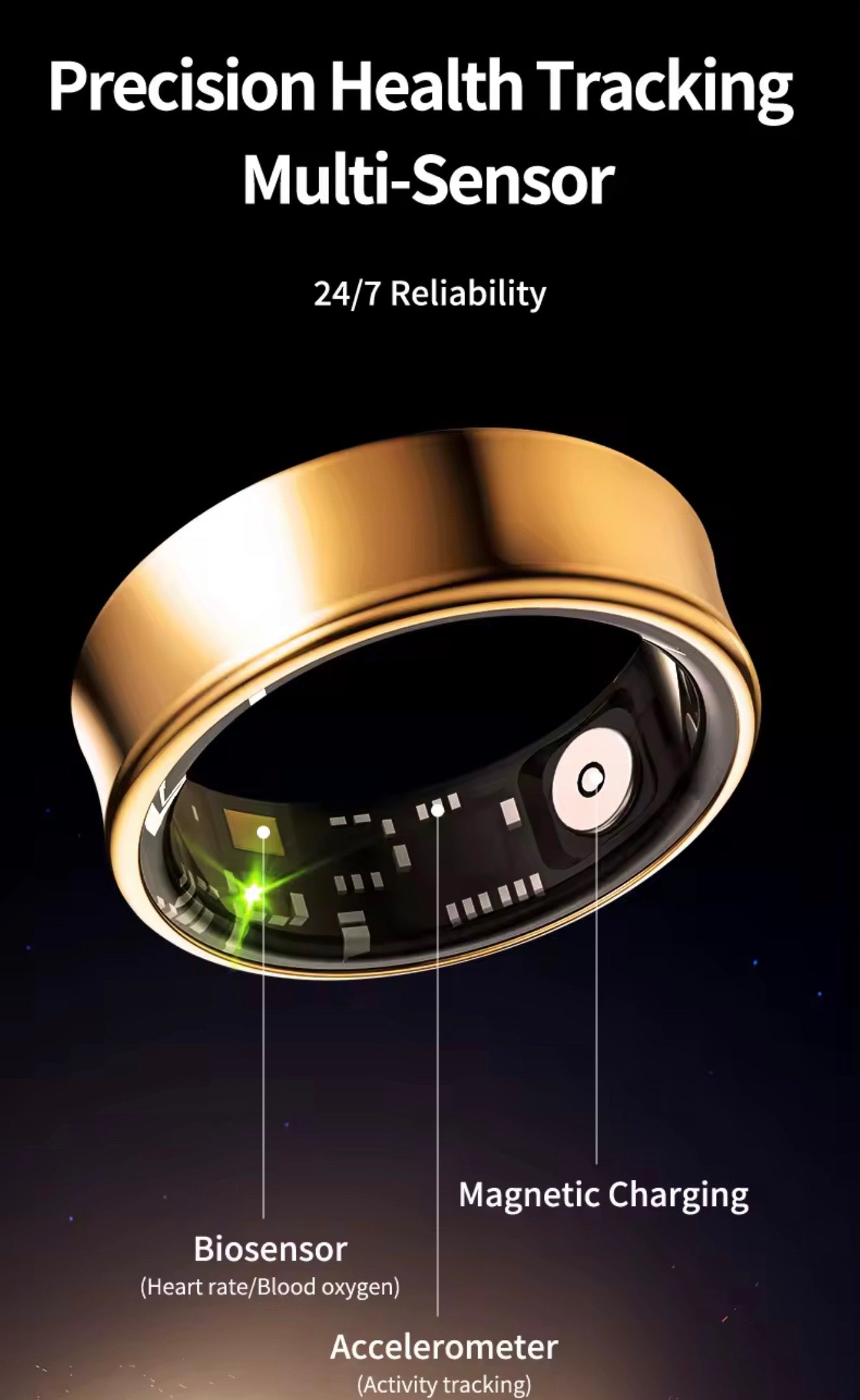 Aura Smart Ring™ – Sleep, Heart Rate & Activity Tracker